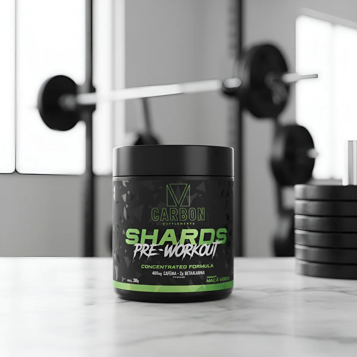 Carbon Shards - Maçã Verde