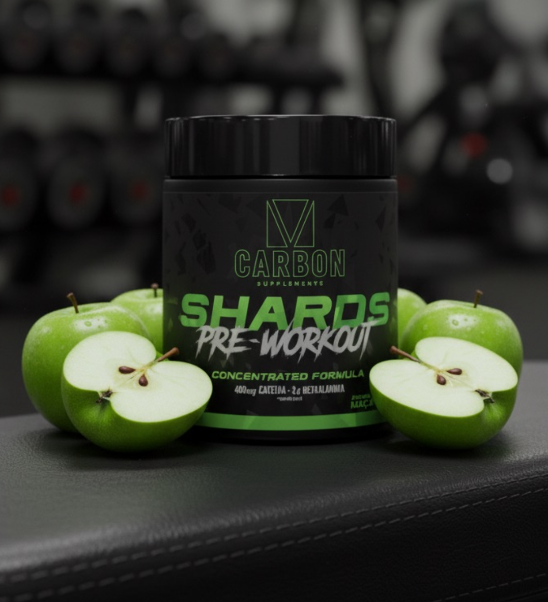 Carbon Shards - Maçã Verde